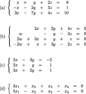 Sistemas de equações