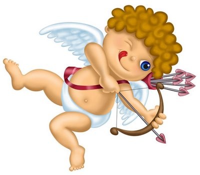 Imagens do Cupido para imprimir e colorir