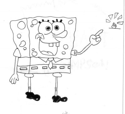 Imagens do Sponge Bob para imprimir e colorir