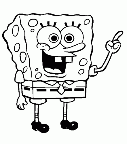 Sponge Bob para colorir