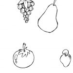 Imagens de fruta para colorir