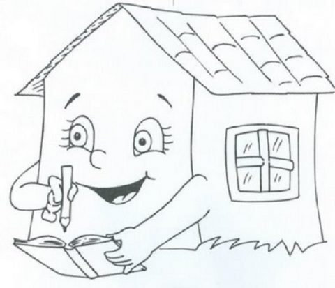 Desenhos de escolas para imprimir e colorir - Educação Online