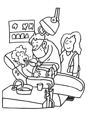 Desenhos de dentista para imprimir e colorir - Educação Online