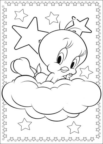 Desenhos do piu piu para colorir