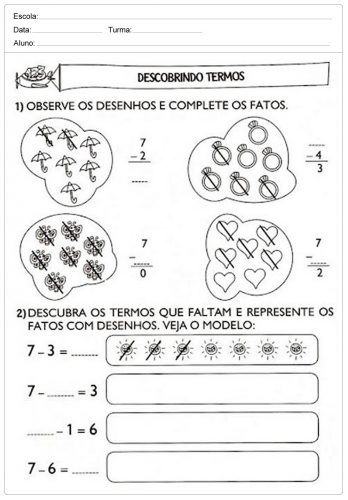 Actividades de matemática para o 1º ciclo