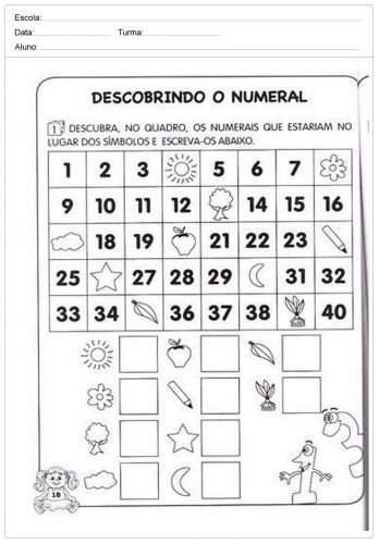 Actividades de matemática para o 1º ciclo