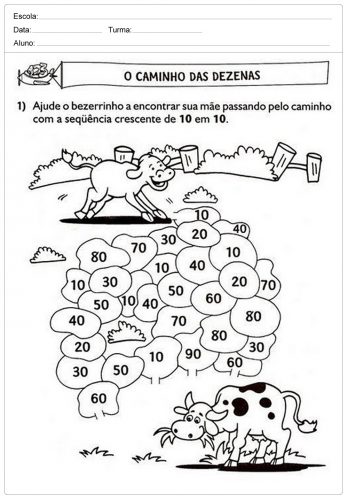 Actividades de matemática para o 1º ciclo