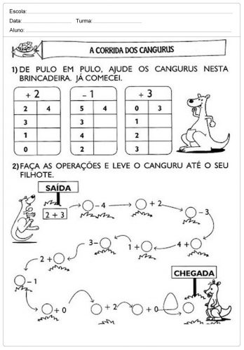 Actividades de matemática para o 1º ciclo
