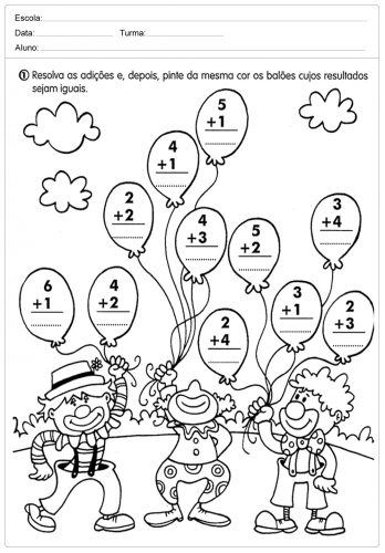 Actividades de matemática para o 1º ciclo