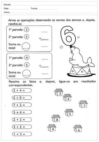 Actividades de matemática para o 1º ciclo