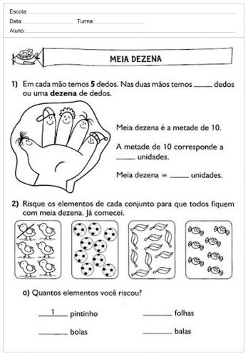 Actividades de matemática para o 1º ciclo