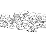 Desenhos dos Smurfs para colorir 1