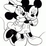 Imagens da Minnie e do Mickey para imprimir e colorir