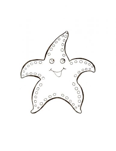 estrelas do mar para pintar