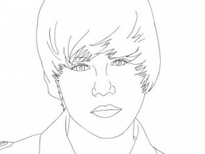 Desenhos do Justin Bieber para imprimir e colorir - Educação Online