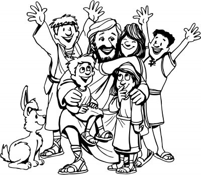 Imagens para pintar de Jesus - Educação Online