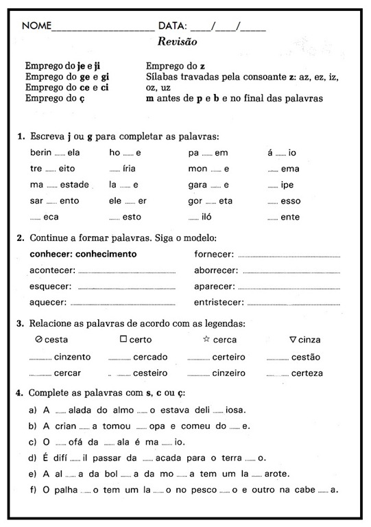 37+ Atividades De Palavras Com Sc Sç E Xc Com Gabarito Ideas in 2022
