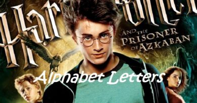 Abecedário Inglês do Harry Potter
