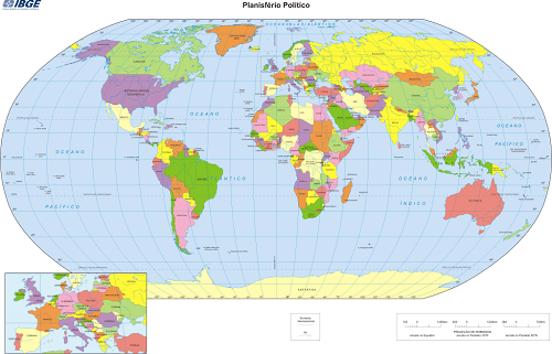 Imagens do mapa mundo para imprimir e colorir