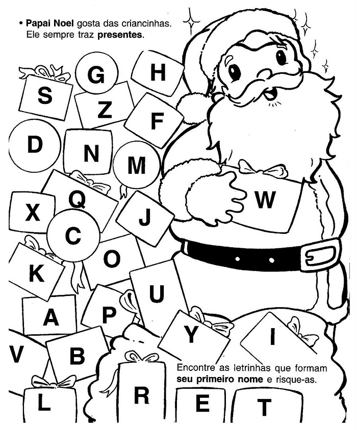 Palavras cruzadas para divertir as crianças no Natal