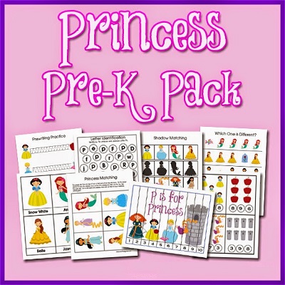 Atividades criativas para idade Pré-Escolar - Princesas