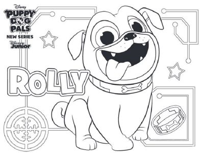 Imagens do The Puppy Dog Pals para colorir