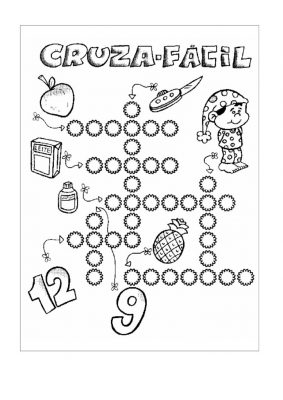 10 caça palavras e cruzadinhas para educação infantil