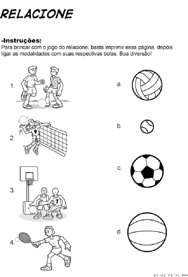 Ver E Fazer Atividades Pedagógicas Atividades De Futebol Para Educação