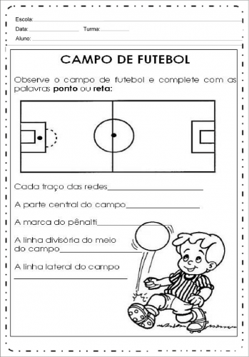 Atividades de Futebol para Educação Infantil