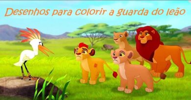 Desenhos para colorir a guarda do leão