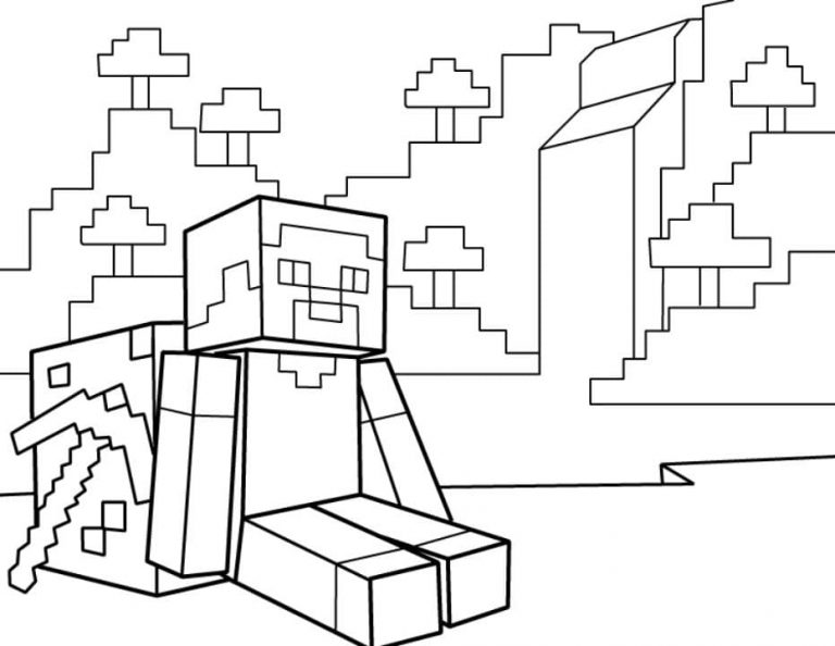 Desenhos do Minecraft para colorir - Educação Online