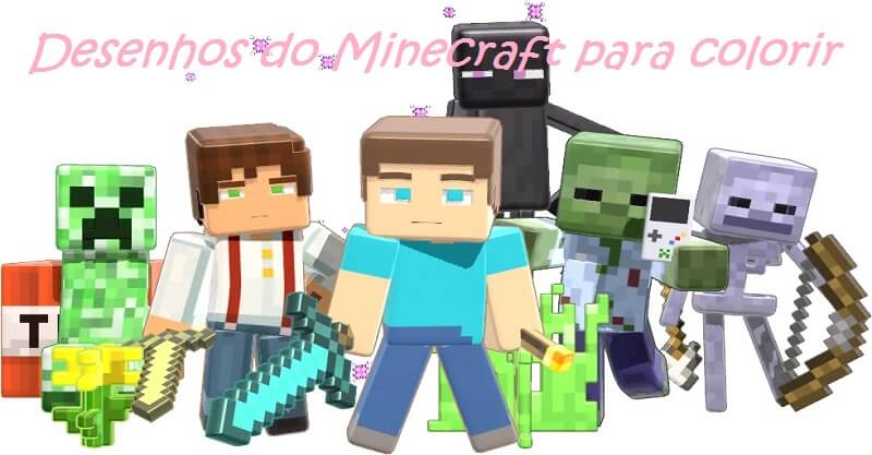 Desenhos do Minecraft para colorir