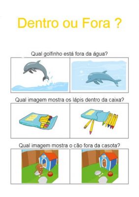 Pré Escolar - Atividades de Educação Infantil - Dentro e Fora ...