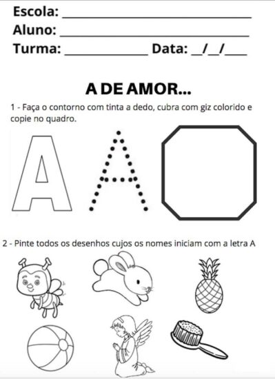 Atividades Pré Escolar 5 Anos Para Imprimir Pdf Educação Online