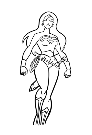 Desenhos Da Mulher Maravilha Para Imprimir E Colorir Educação Online